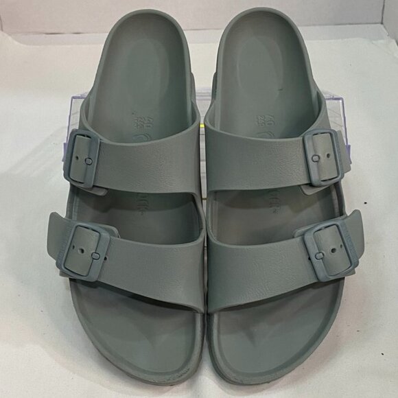 Birkenstock Arizona EVA Slides Gray Sandals Waterproof Comfort Size 9 Women - Picture 10 of 12